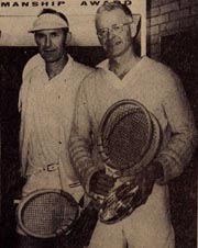 Emery Neale and Sam Lee - charter members of the Oregon Tennis Historical Committee
