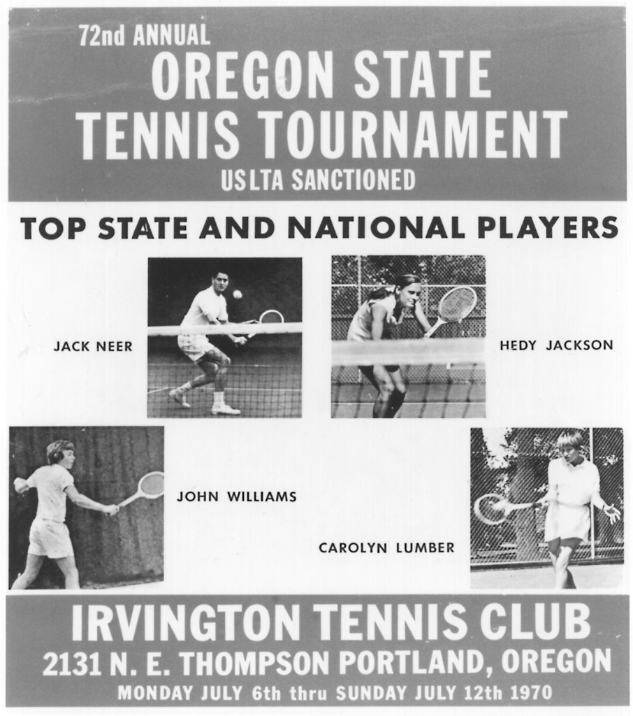 Poster promoting the 1975 Oregon State Tournament